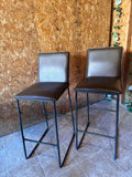 Counter height upholstered set of two